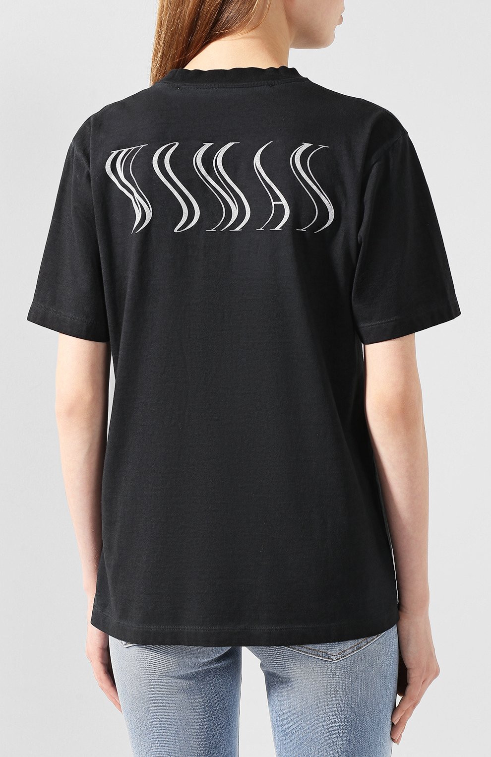 Хлопковая футболка OFF-WHITE, арт. 0WAA049F19F290541031, фото 4