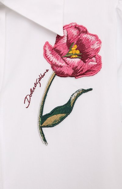 Хлопковая рубашка DOLCE & GABBANA, арт. L55S82/G7NRK, фото 3