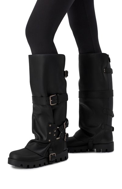 Комбинированные сапоги pioggia DOLCE & GABBANA, арт. CU1288/AX872, фото 2
