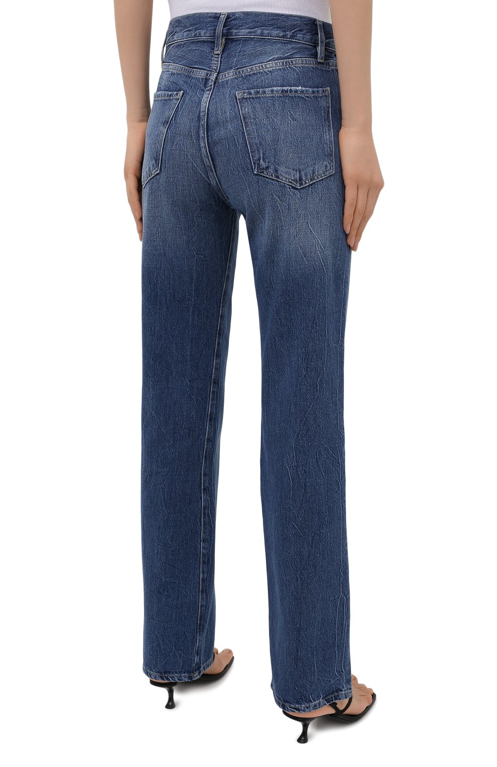 Джинсы FRAME DENIM синего цвета по цене 27750 руб., арт. LJN207/C, фото 4 Джинсы FRAME DENIM, арт. LJN207/C, фото 4