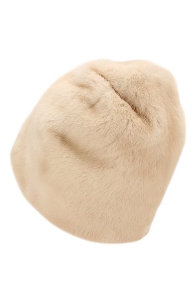Шапка из меха норки FURLAND бежевого цвета по цене 42020 руб., арт. 0202700110139300665, фото 2 Шапка из меха норки FURLAND, арт. 0202700110139300665, фото 2