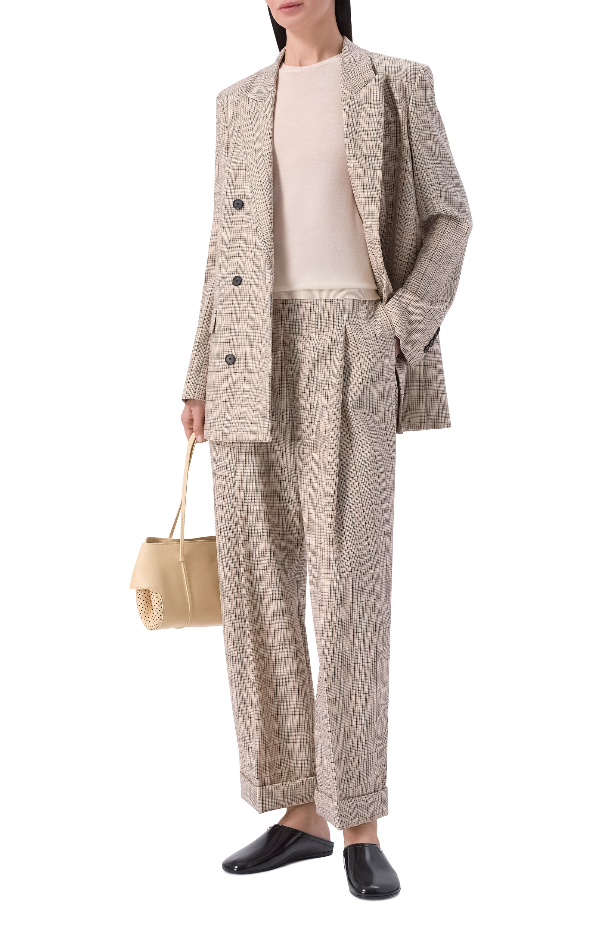 Кожаные сабо EMPORIO ARMANI, арт. EW004060/AF21961, фото 3