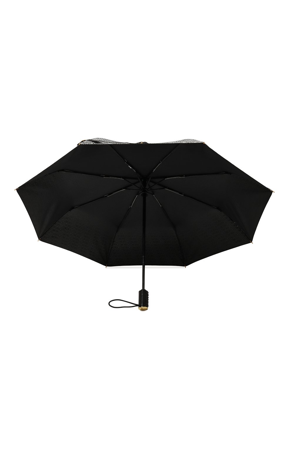 Складной зонт MOSCHINO черного цвета по цене 9895 руб., арт. 8444 0PENCL0SE, фото 3 Складной зонт MOSCHINO, арт. 8444 0PENCL0SE, фото 3