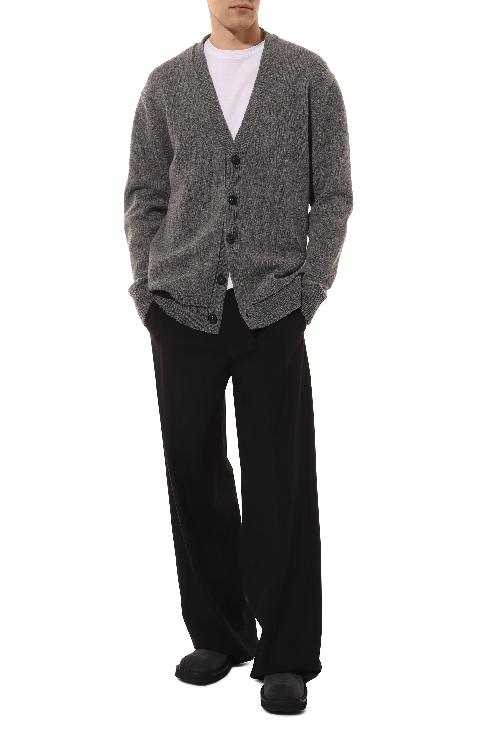 Кардиган из шерсти и льна MAISON MARGIELA, арт. SI1GP0003/S18064, фото 2