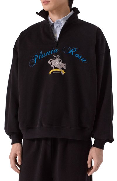 Хлопковый свитшот PLANTA ROSA, арт. PR/A1/RODEO-SOLITUDE/370VELVET, фото 3