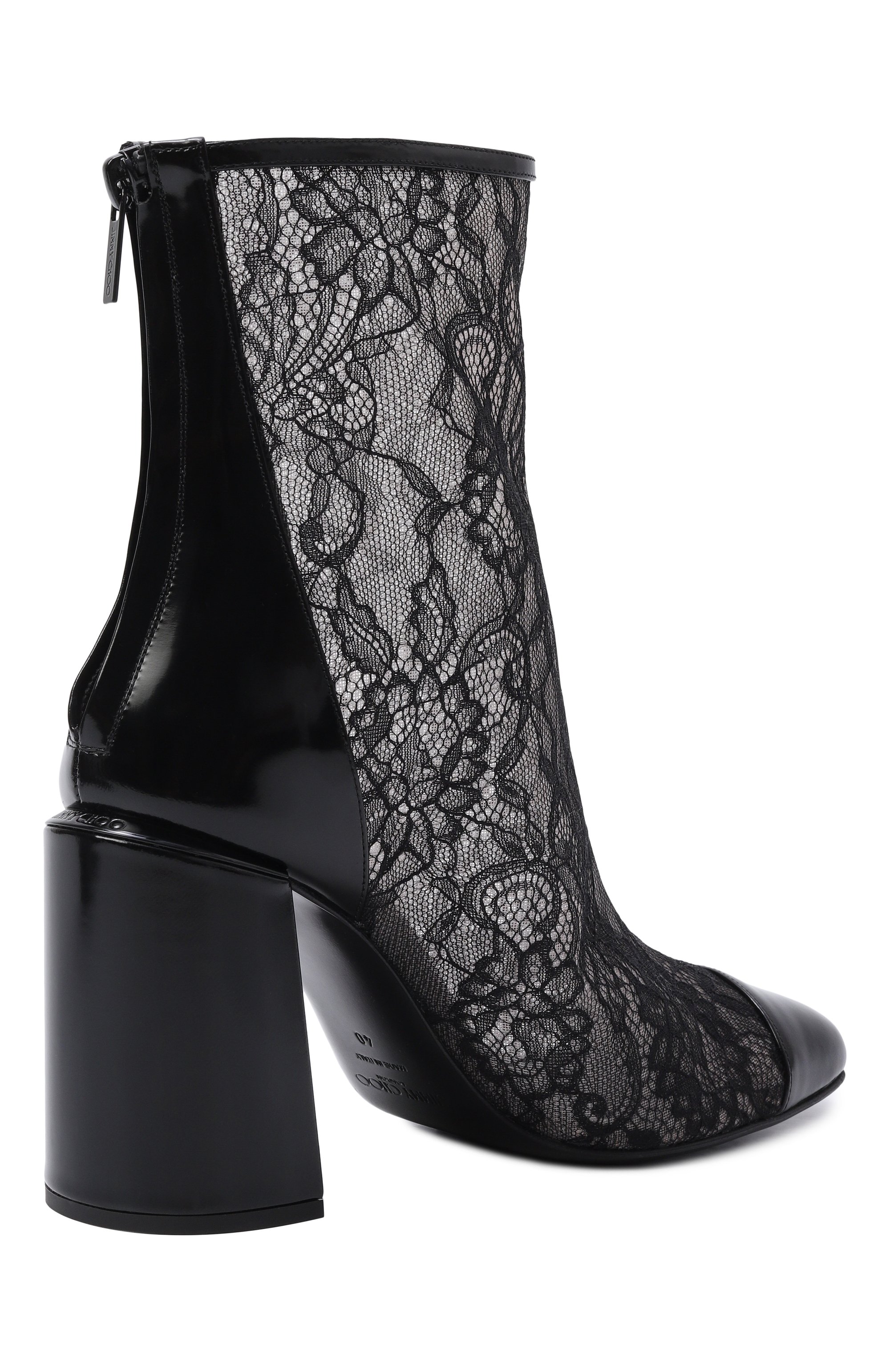 Комбинированные ботильоны kisu 85 JIMMY CHOO, арт. KISUAB85DYJ, фото 5