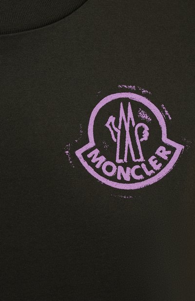 Хлопковая футболка MONCLER, арт. G2-093-8C000-16-829FB, фото 5