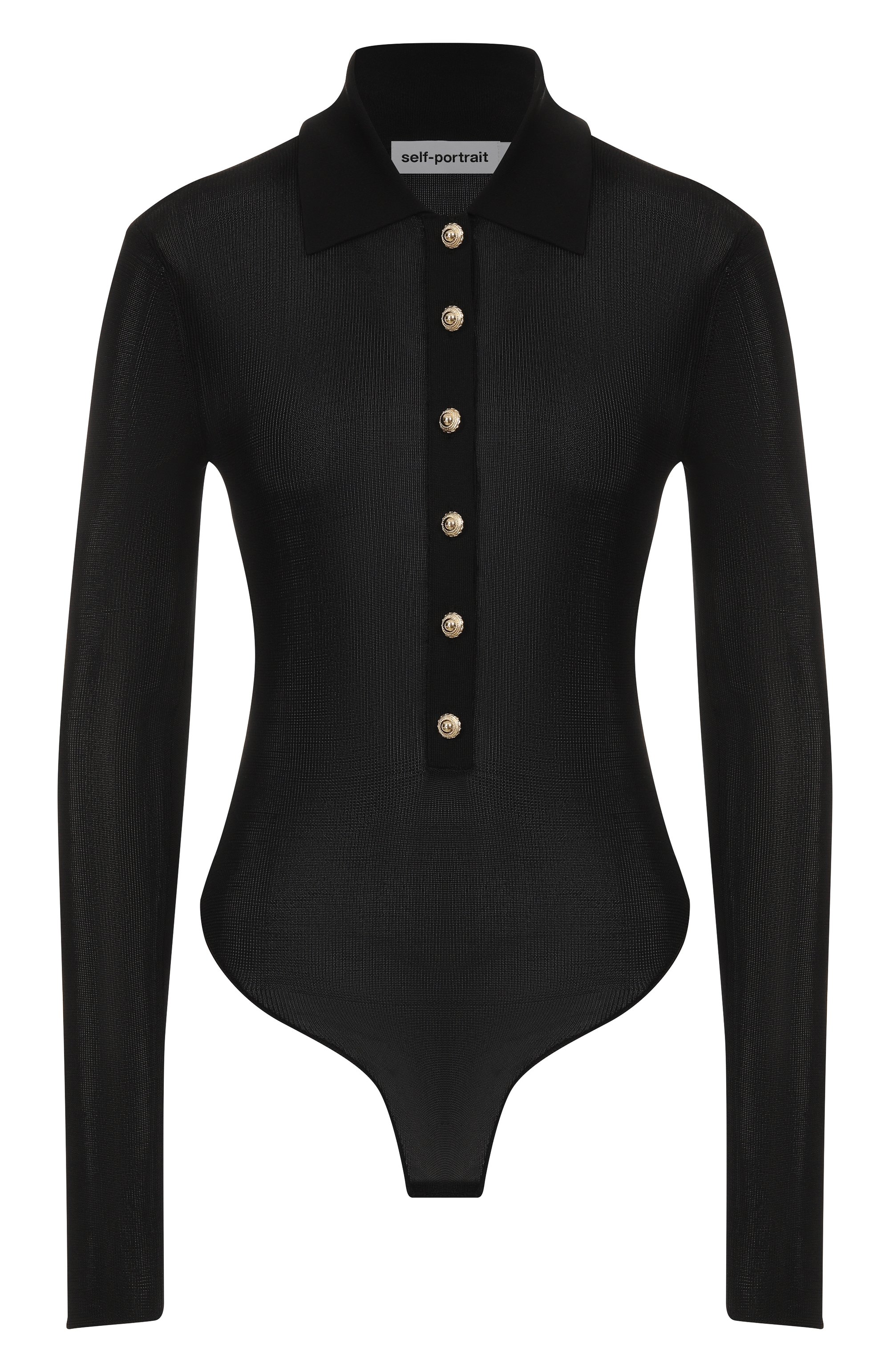 Боди из вискозы SELF-PORTRAIT, арт. PF25113TB, фото 1