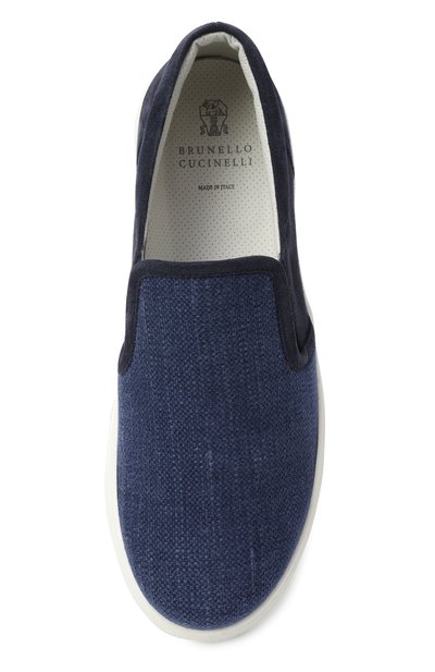Текстильные слипоны BRUNELLO CUCINELLI, арт. BLISI1A162, фото 4