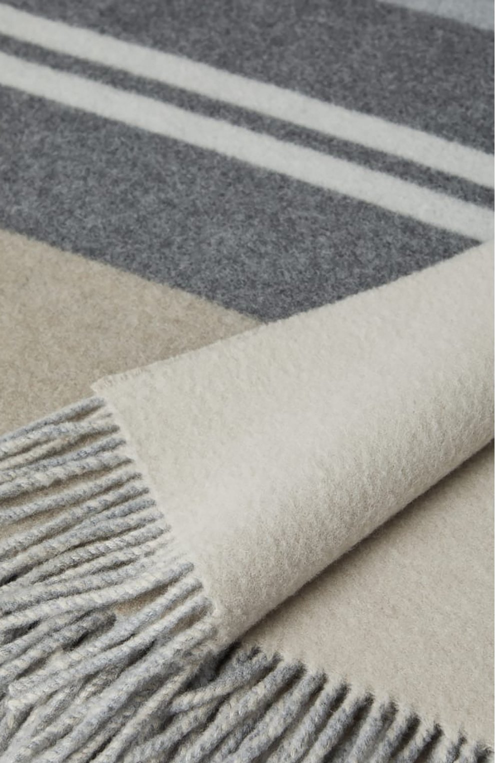 Кашемировый плед BRUNELLO CUCINELLI, арт. MPLA7AAAB, фото 3