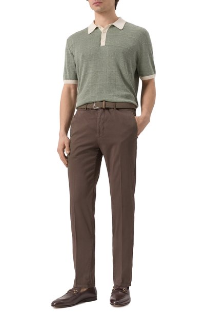 Поло изо льна и шелка CANALI, арт. C1084/MK02269, фото 2