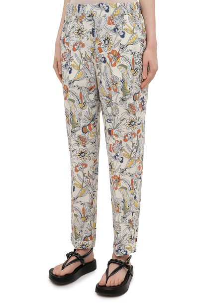 Хлопковые брюки ERMANNO FIRENZE, арт. D38ET PL10PFE, фото 3