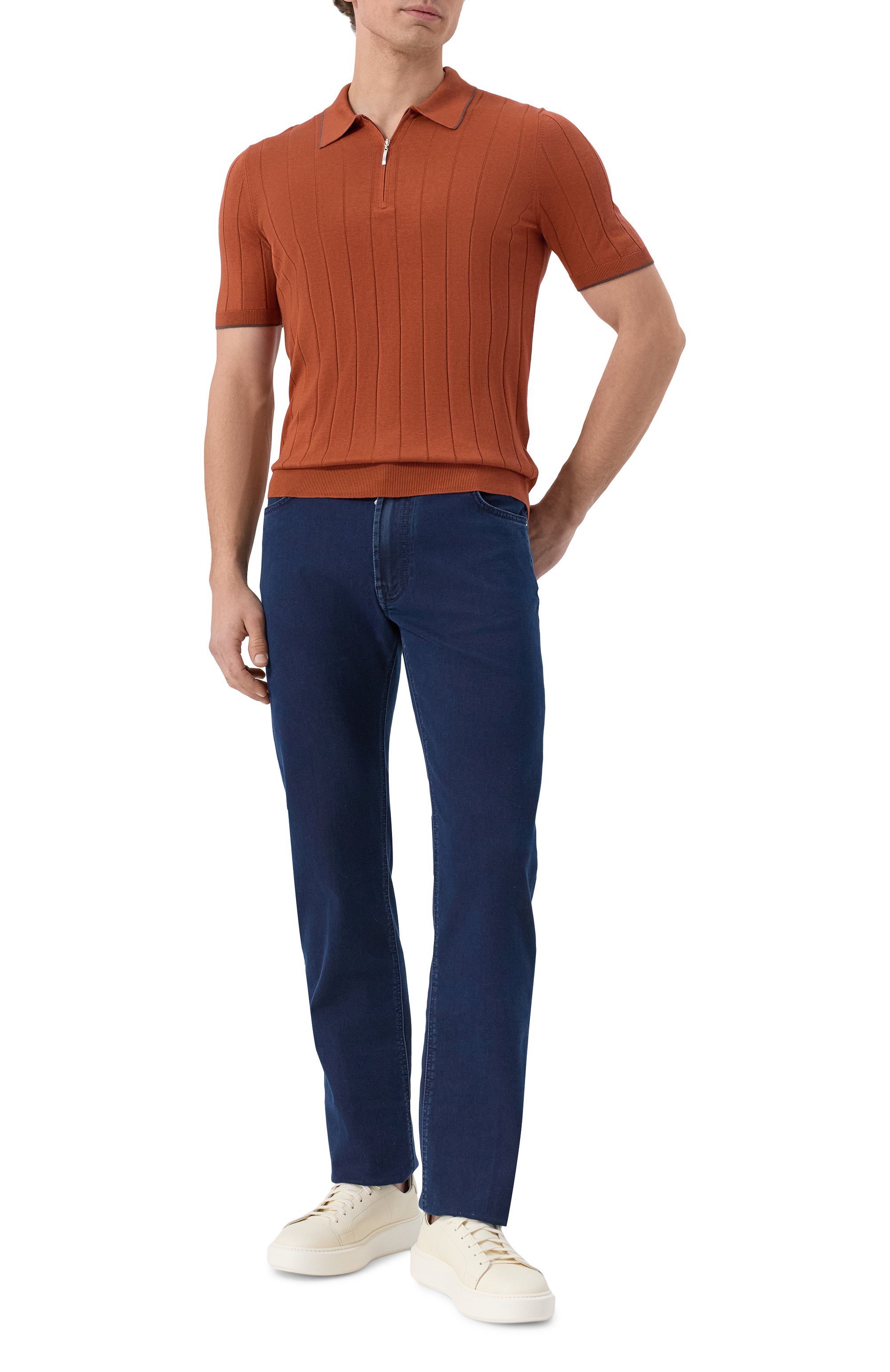 Шелковое поло GRAN SASSO, арт. 43128/23510, фото 2