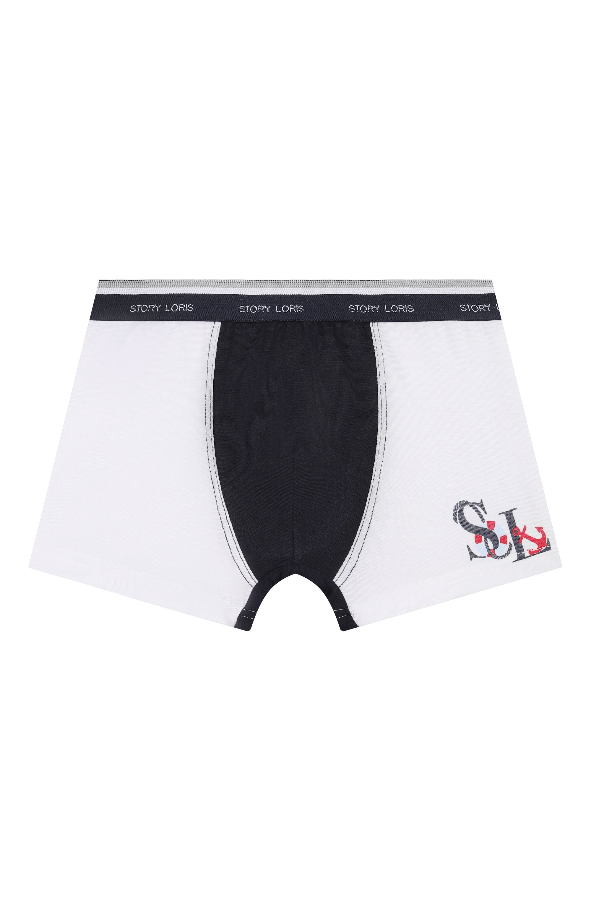 Боксеры STORY LORIS черно-белого цвета по цене 5325 руб., арт. 25948, фото 1 Боксеры STORY LORIS, арт. 25948, фото 1