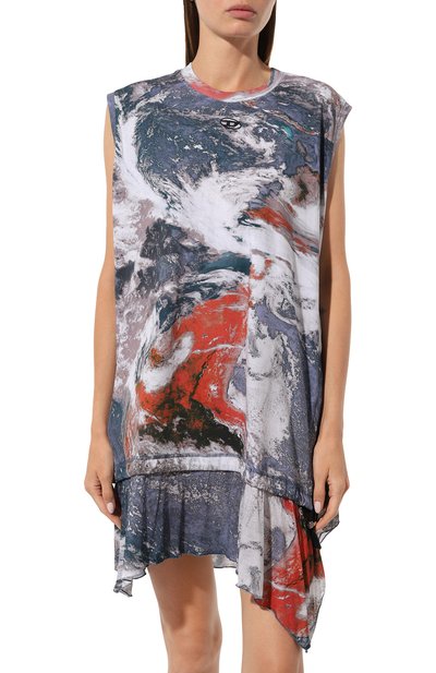 Хлопковое платье DIESEL разноцветного цвета по цене 29950 руб., арт. A11494/0NIAV, фото 3 Хлопковое платье DIESEL, арт. A11494/0NIAV, фото 3