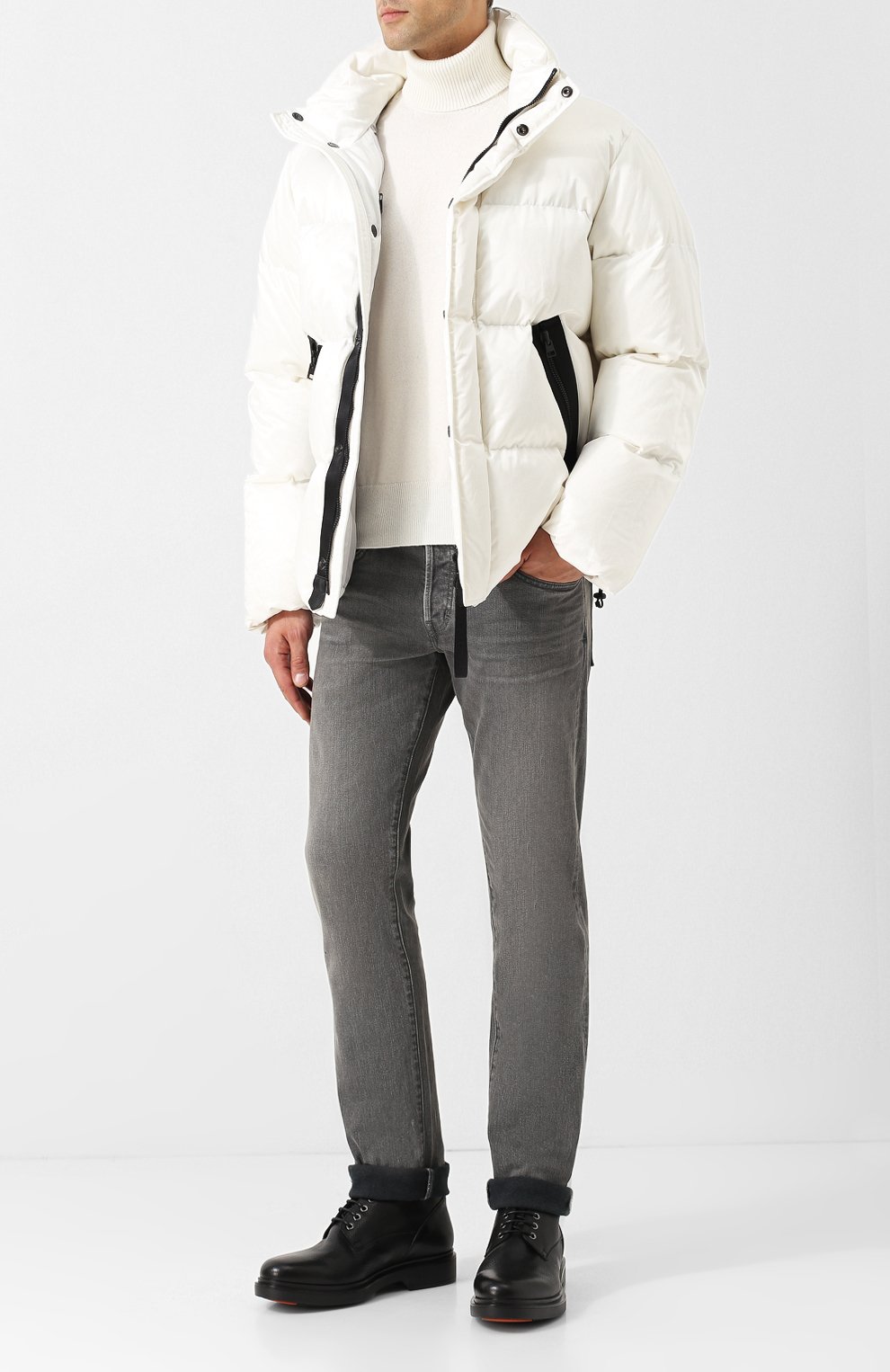 Пуховик на молнии с воротником-стойкой TOM FORD, арт. BR086/TF0584, фото 2