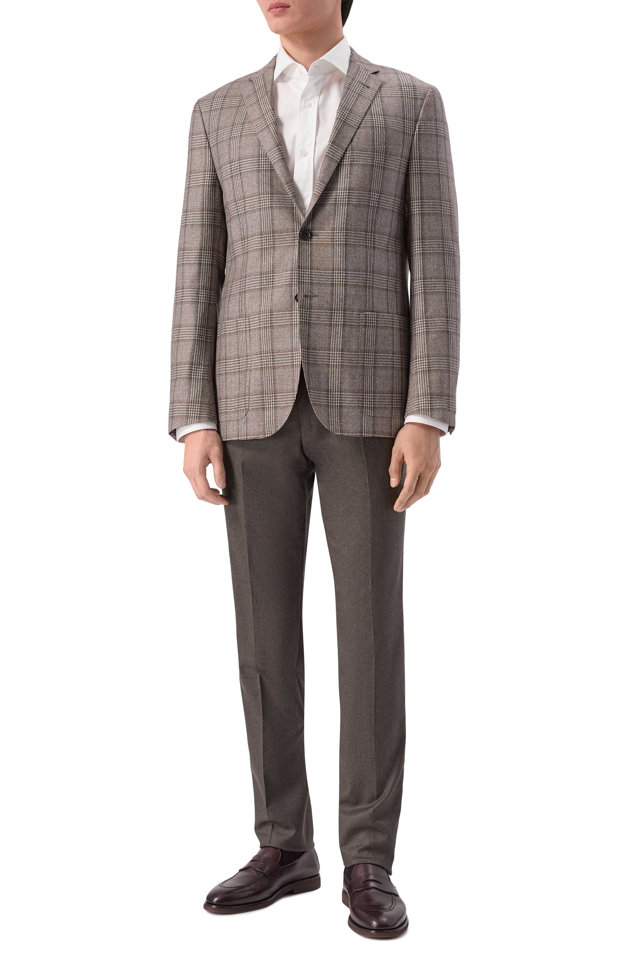 Шерстяные брюки ZEGNA, арт. 75A812/830F21A, фото 2