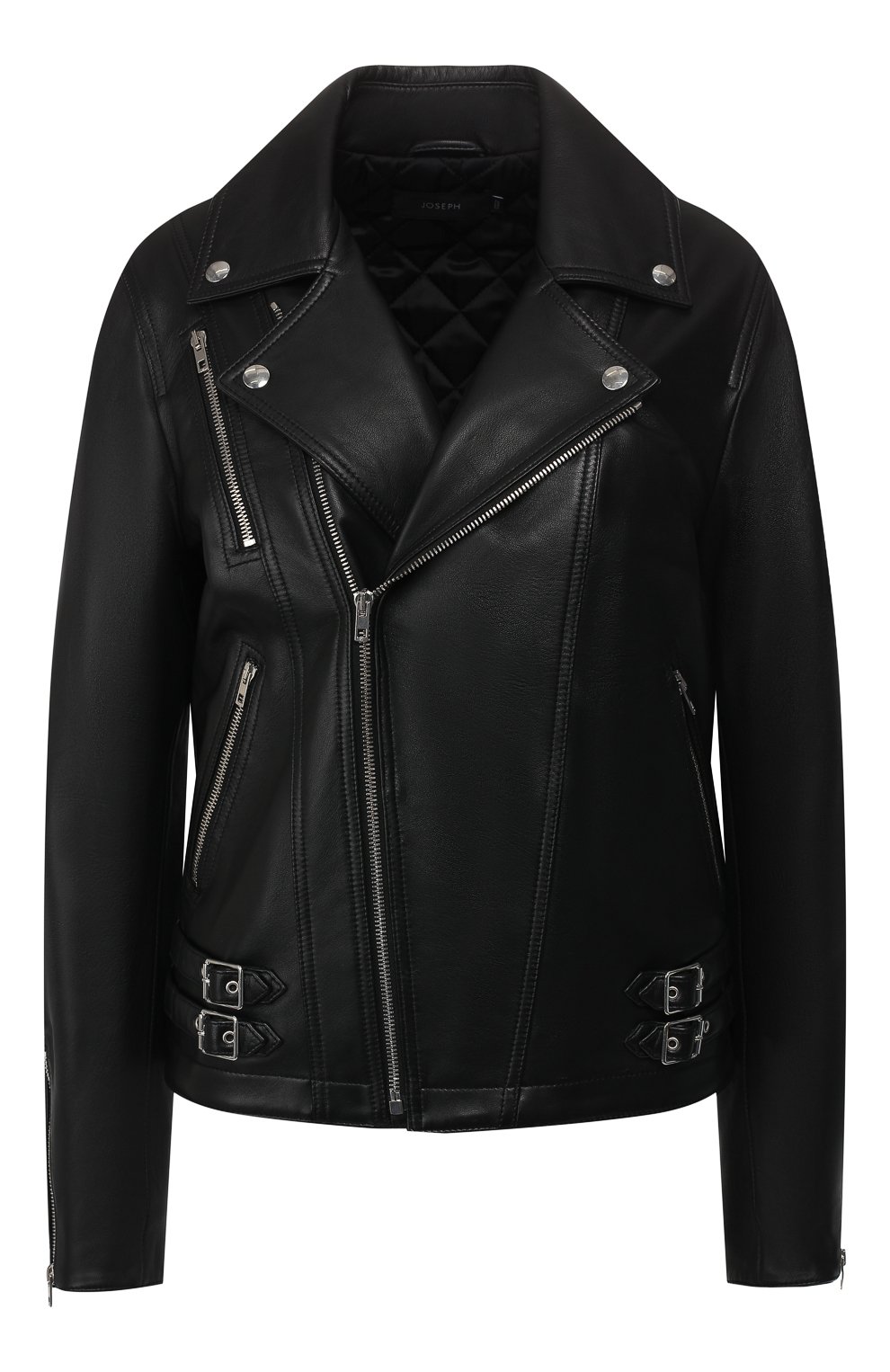 Кожаная куртка JOSEPH черного цвета по цене 109500 руб., арт. JF003510, фото 1 Кожаная куртка JOSEPH, арт. JF003510, фото 1