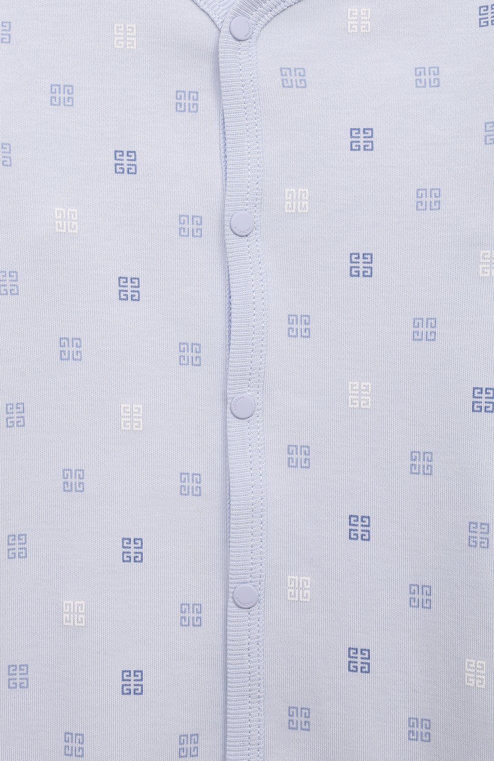 Хлопковый комбинезон GIVENCHY голубого цвета по цене 29600 руб., арт. H30499, фото 3 Хлопковый комбинезон GIVENCHY, арт. H30499, фото 3