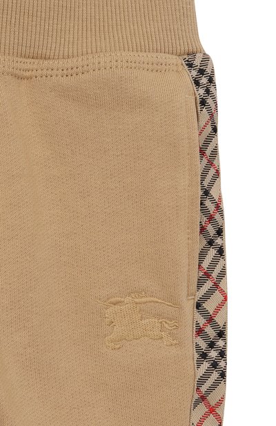 Хлопковые джоггеры BURBERRY, арт. 8112568, фото 3