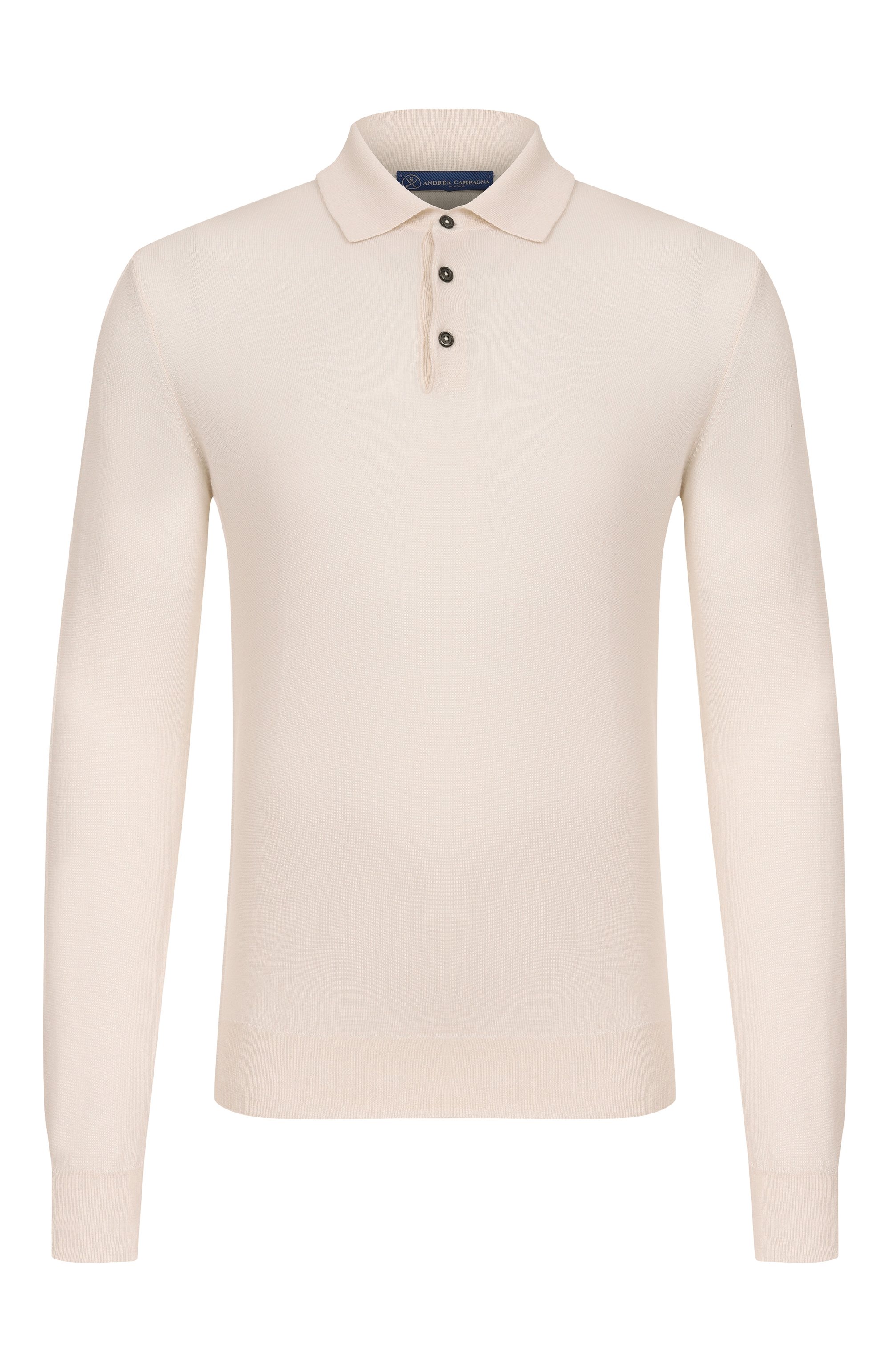 Поло из кашемира и шелка ANDREA CAMPAGNA, арт. M5625-1531, фото 1