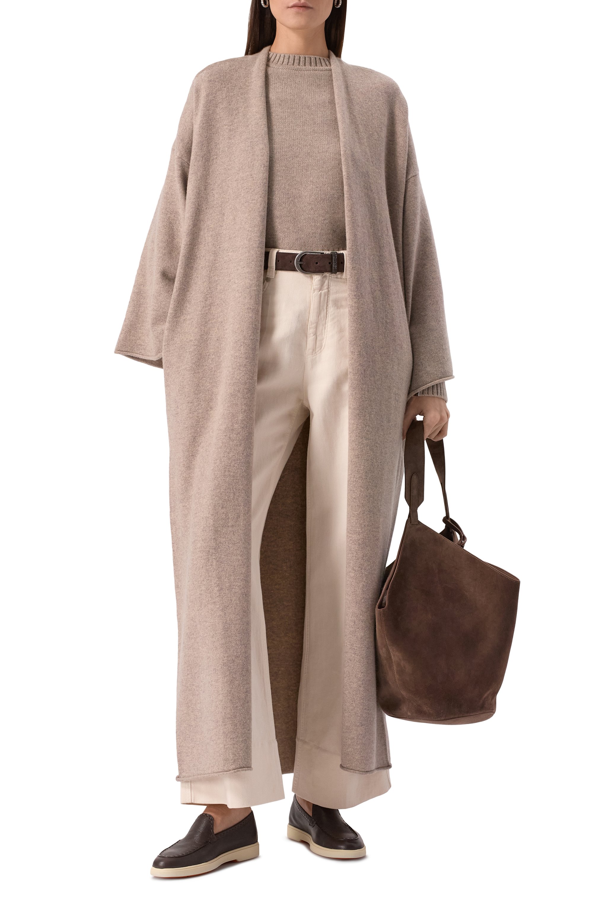 Кожаные лоферы SANTONI, арт. WUYG71436TISSWKA, фото 2