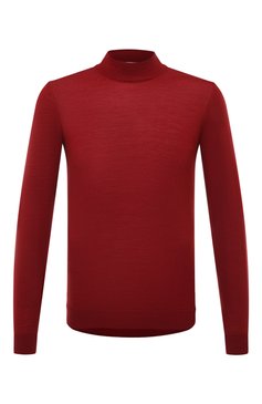 Мужской шерстяная водолазка PIACENZA CASHMERE 1733 кра�сного цвета, арт. 7030 | Фото 1 (Материал внешний: Шерсть; Рукава: Длинные; Принт: Без принта; Длина (для топов): Стандартные; Материал сплава: Проставлено; Мужское Кросс-КТ: Водолазка-одежда; Драгоценные камни: Проставлено; Стили: Кэжуэл)