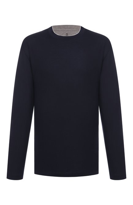 Мужская лонгслив из шелка и хлопка BRUNELLO CUCINELLI, арт. MH8367433