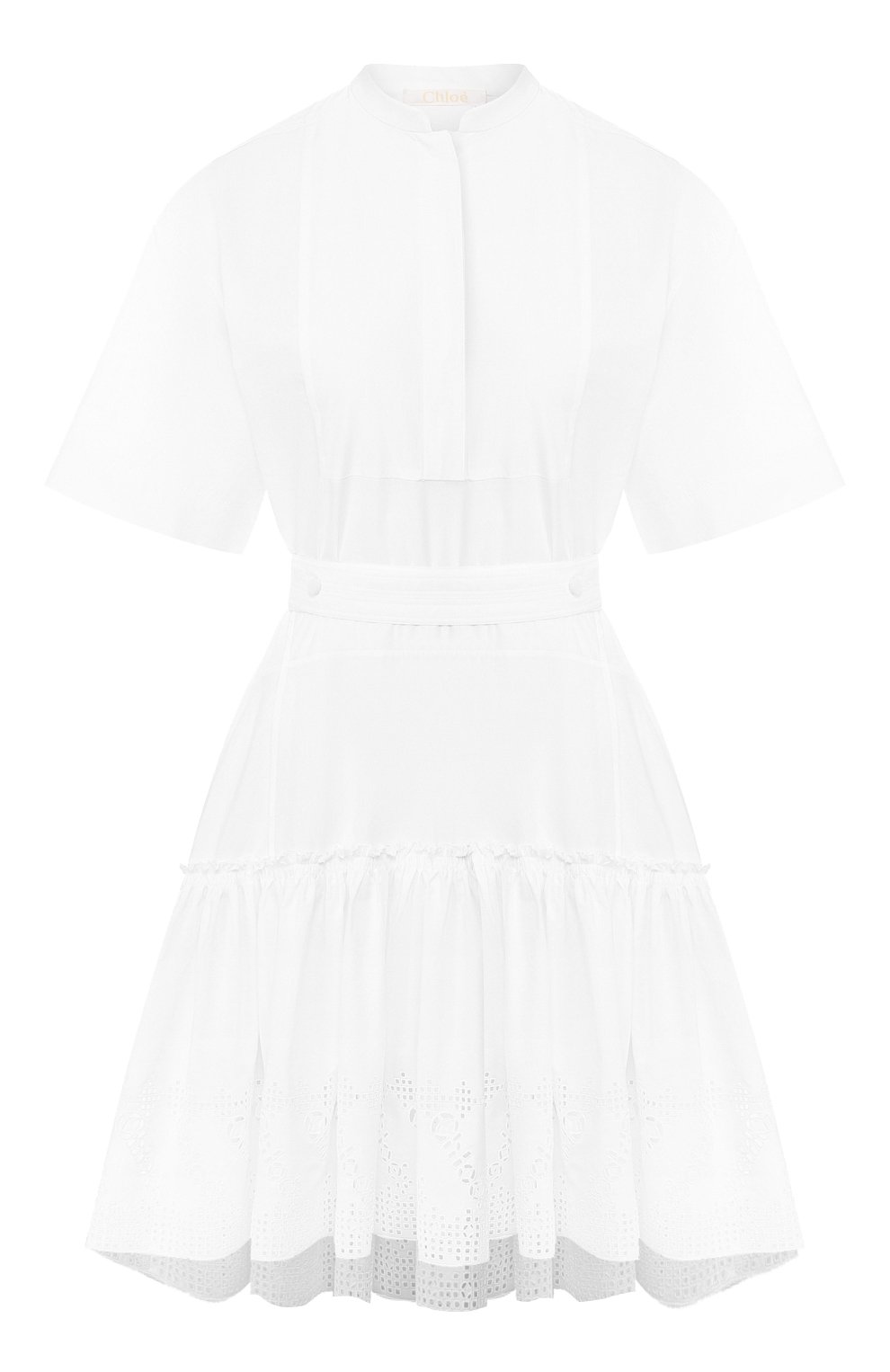 Хлопковое платье CHLOÉ, арт. CHC19AR039040, фото 1