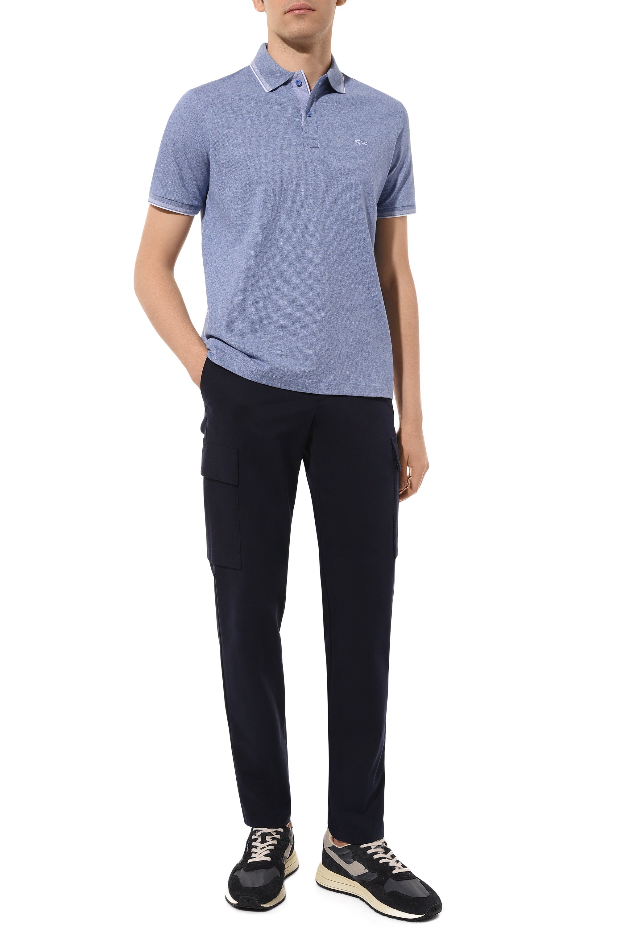 Хлопковое поло PAUL&SHARK, арт. 25411205, фото 2