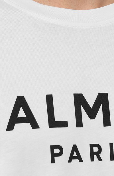 Хлопковая футболка BALMAIN, арт. CH1EG000/BB73, фото 5