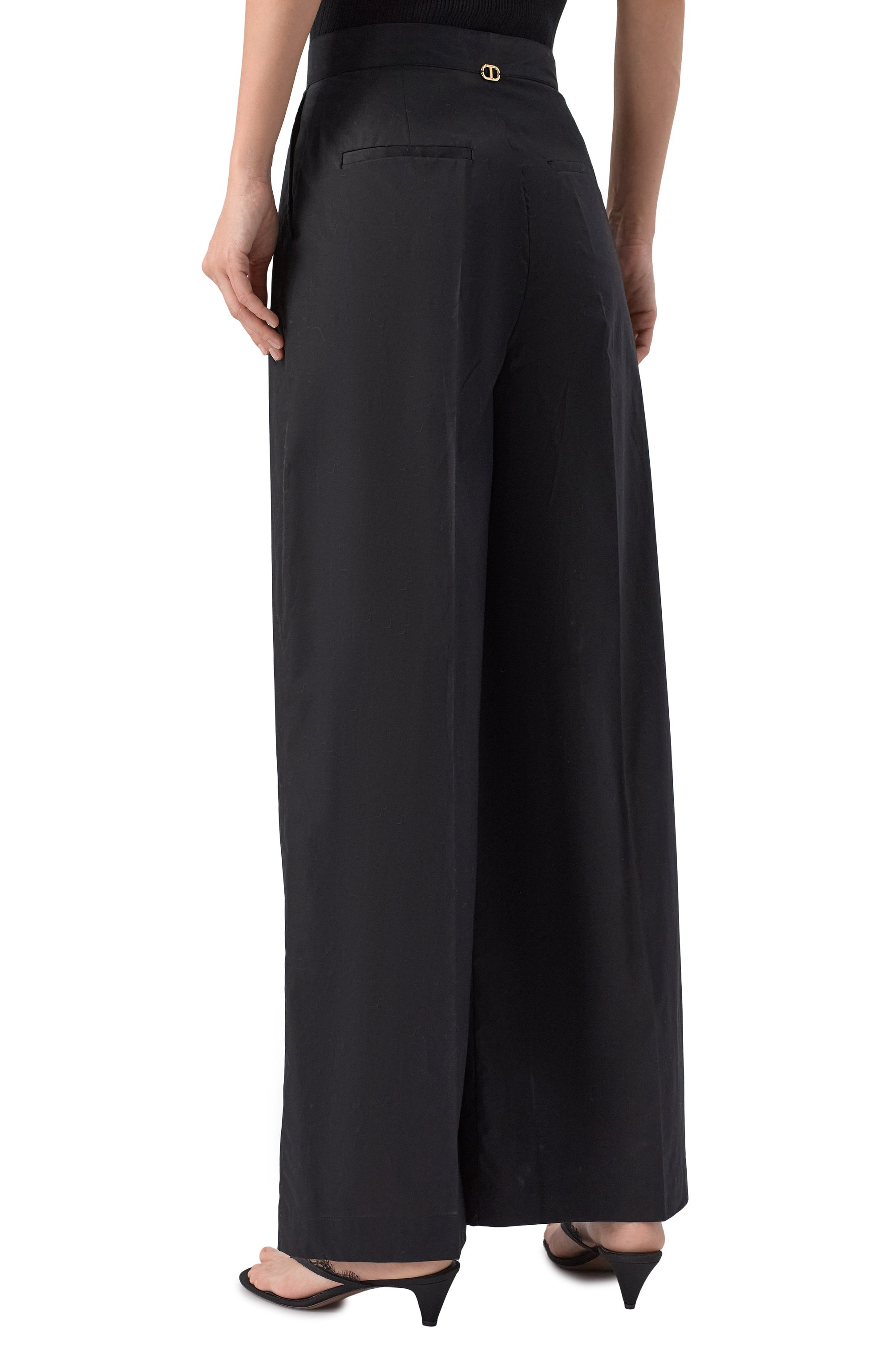 Хлопковые брюки TWINSET, арт. 251TT202K, фото 4