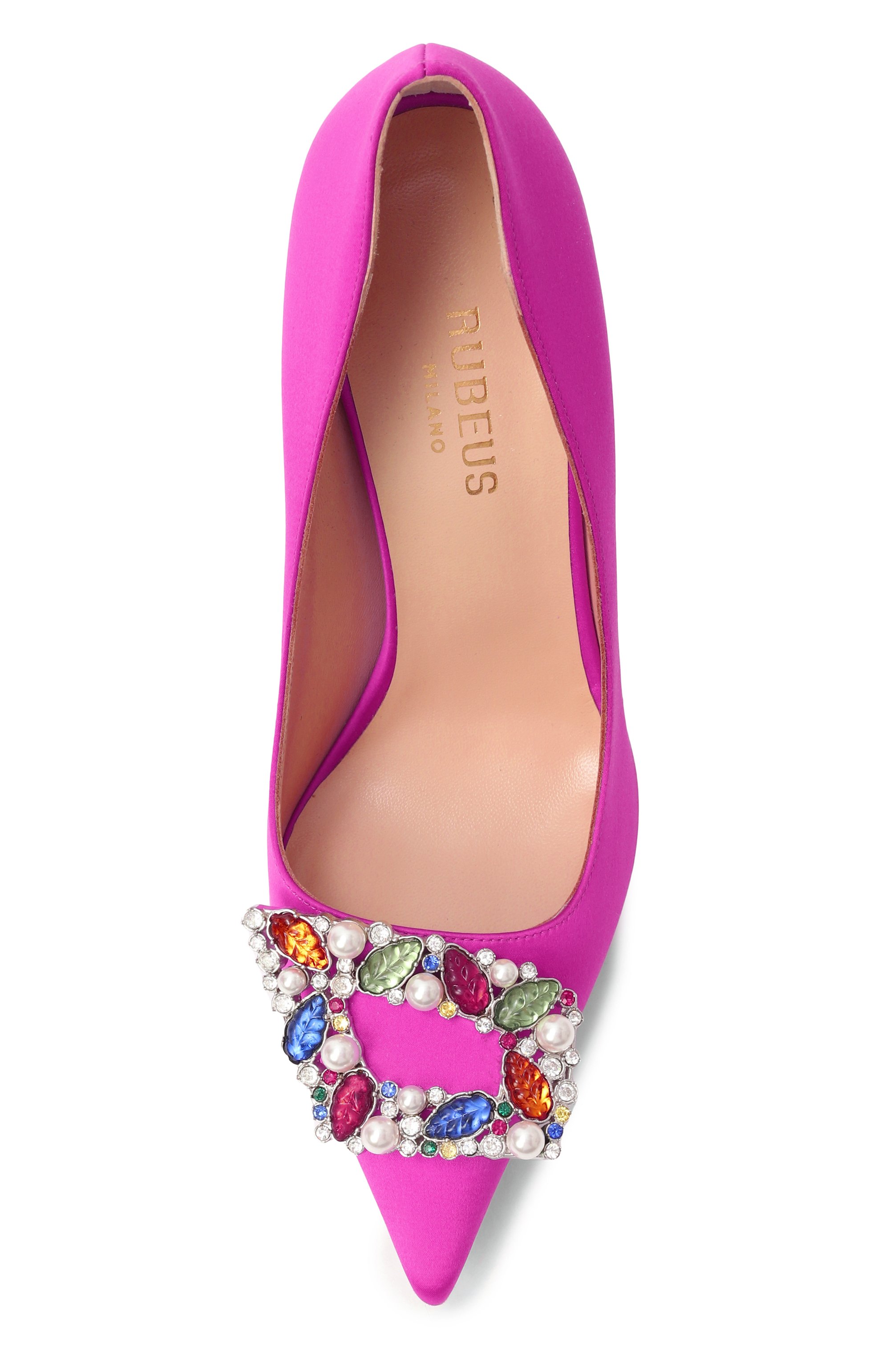 Текстильные туфли decollete tutti frutti 105 RUBEUS MILANO фуксия цвета по цене 174000 руб., арт. DEC0LLETE TUTTI FRUTTI 105/SILK, фото 6 Текстильные туфли decollete tutti frutti 105 RUBEUS MILANO, арт. DEC0LLETE TUTTI FRUTTI 105/SILK, фото 6