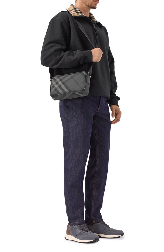 Сумка Slim Grid Burberry 8111318 Серый  8111318 Фото 7