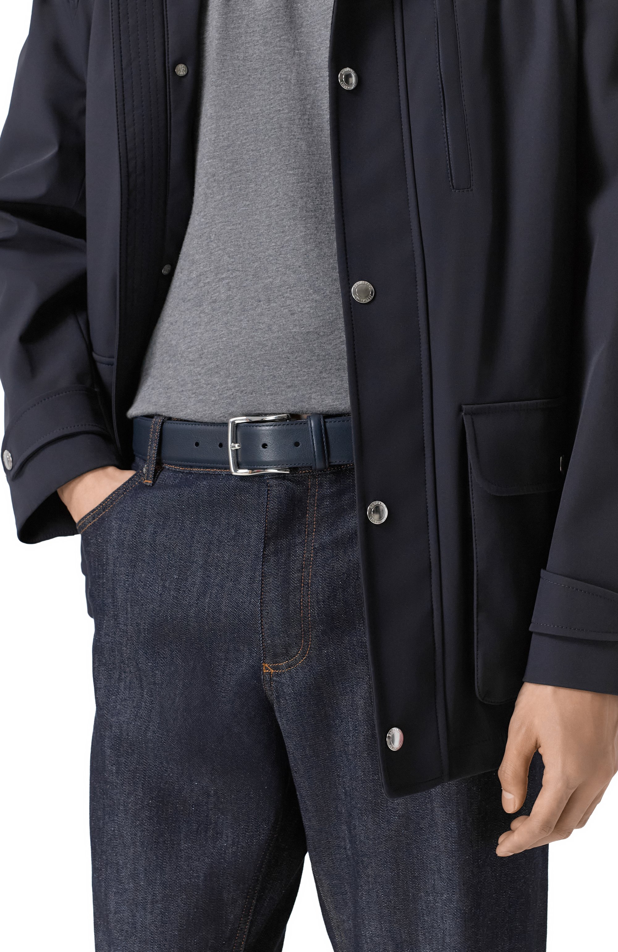 Кожаный ремень CORNELIANI, арт. 27V316/2720808, фото 2