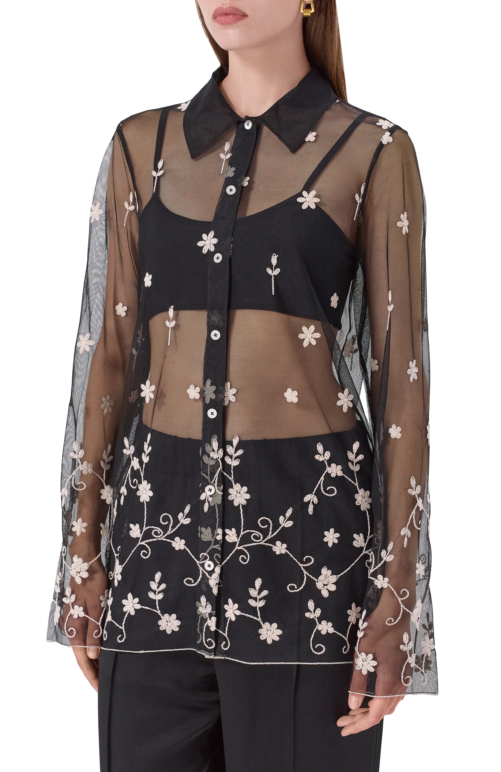 Блузка TOTEME, арт. 253-WRT0514-FB0431, фото 3