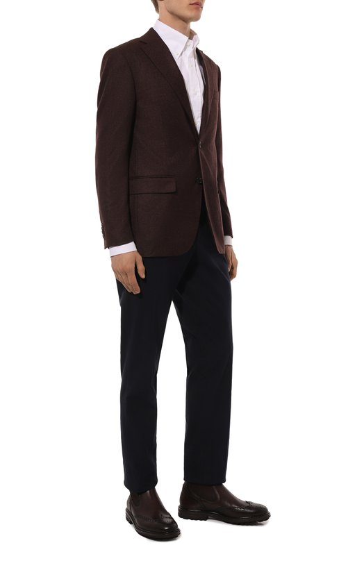 Пиджак из шерсти и кашемира Corneliani 946008-9418267 Бордовый  946008-9418267 Фото 3