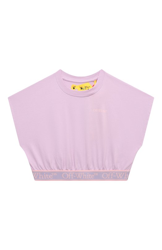

Хлопковый топ Off-White, Сиреневый