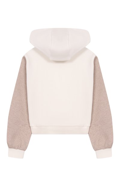 Хлопковая толстовка ELEVENTY кремового цвета по цене 22500 руб., арт. EY4A10/Z3713_001, фото 2 Хлопковая толстовка ELEVENTY, арт. EY4A10/Z3713_001, фото 2