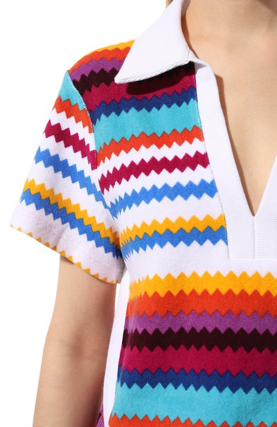 Хлопковой пуловер MISSONI разноцветного цвета по цене 42150 руб., арт. MS24SK0D/BJ00J8, фото 5 Хлопковой пуловер MISSONI, арт. MS24SK0D/BJ00J8, фото 5