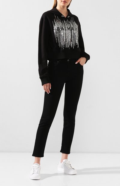 Хлопковое худи BALMAIN, арт. TF03990/P040, фото 2