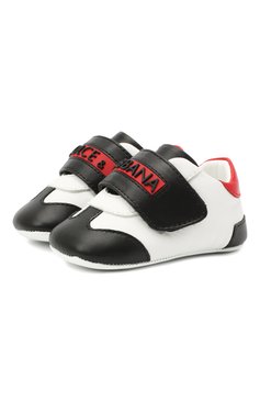 Кожаные пинетки DOLCE & GABBANA, арт. DK0115/A7083, фото 1