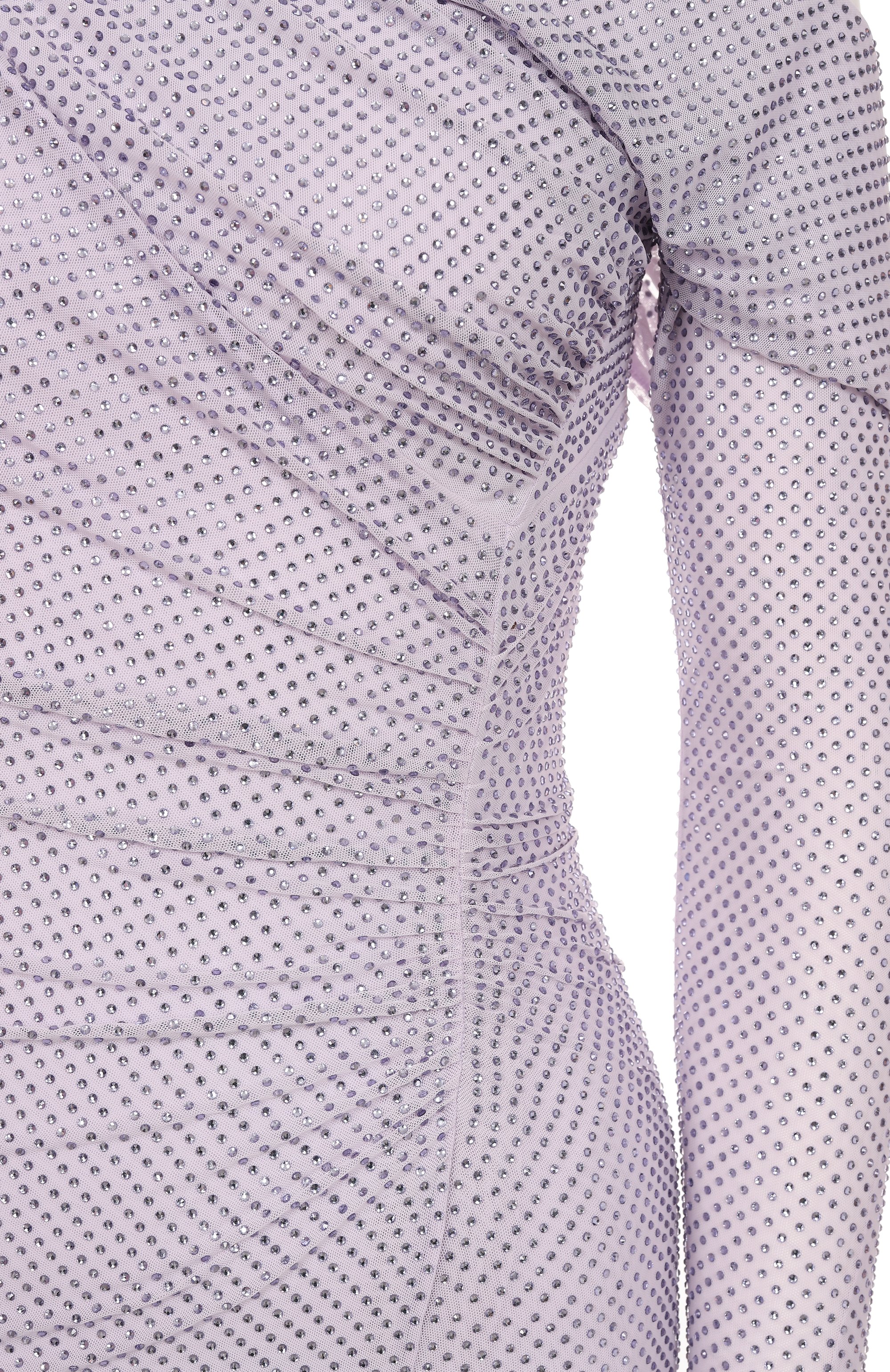 Платье с отделкой стразами SELF-PORTRAIT, арт. SS25-169X-L, фото 6