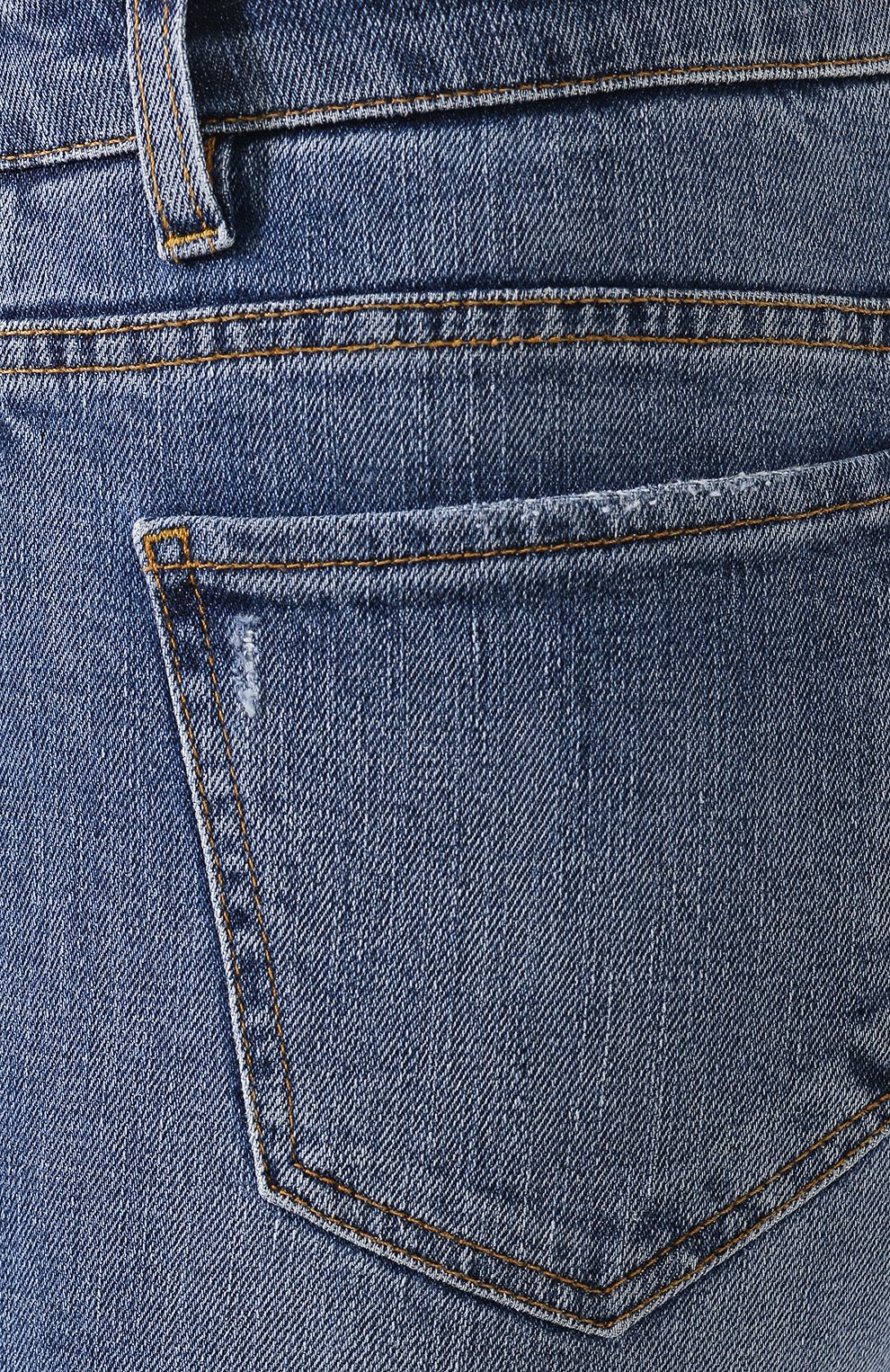 Джинсовые шорты TWO WOMEN IN THE WORLD голубого цвета по цене 18400 руб., арт. ELIYA/UVYJ6, фото 5 Джинсовые шорты TWO WOMEN IN THE WORLD, арт. ELIYA/UVYJ6, фото 5