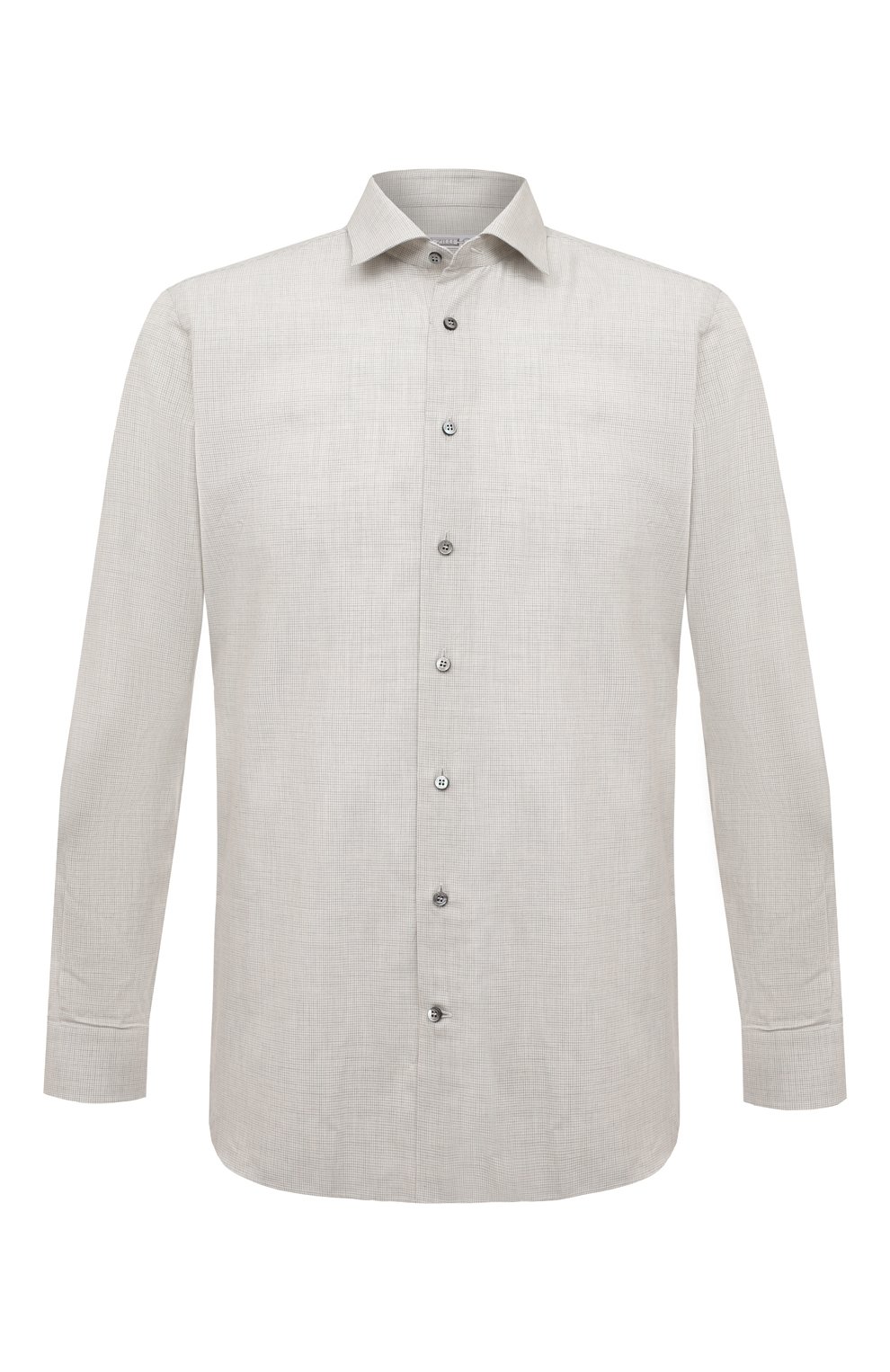 Сорочка из хлопка и кашемира ZILLI, арт. MFY-12152-369809/0001, фото 1