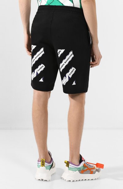 Хлопковые шорты OFF-WHITE, арт. 0MCI006S20E300031088, фото 4