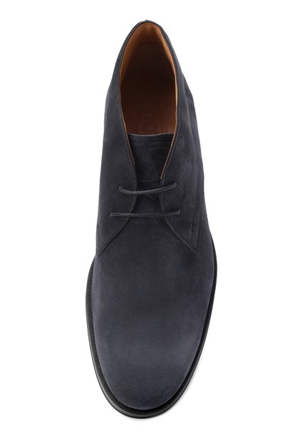Замшевые дезерты TOD’S темно-синего цвета по цене 89950 руб., арт. XXM75L00D80/RE0, фото 5 Замшевые дезерты TOD’S, арт. XXM75L00D80/RE0, фото 5