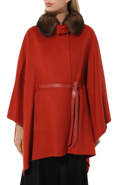 Кашемировый кейп SABLEFUR, арт. 72215-sb-01, фото 3