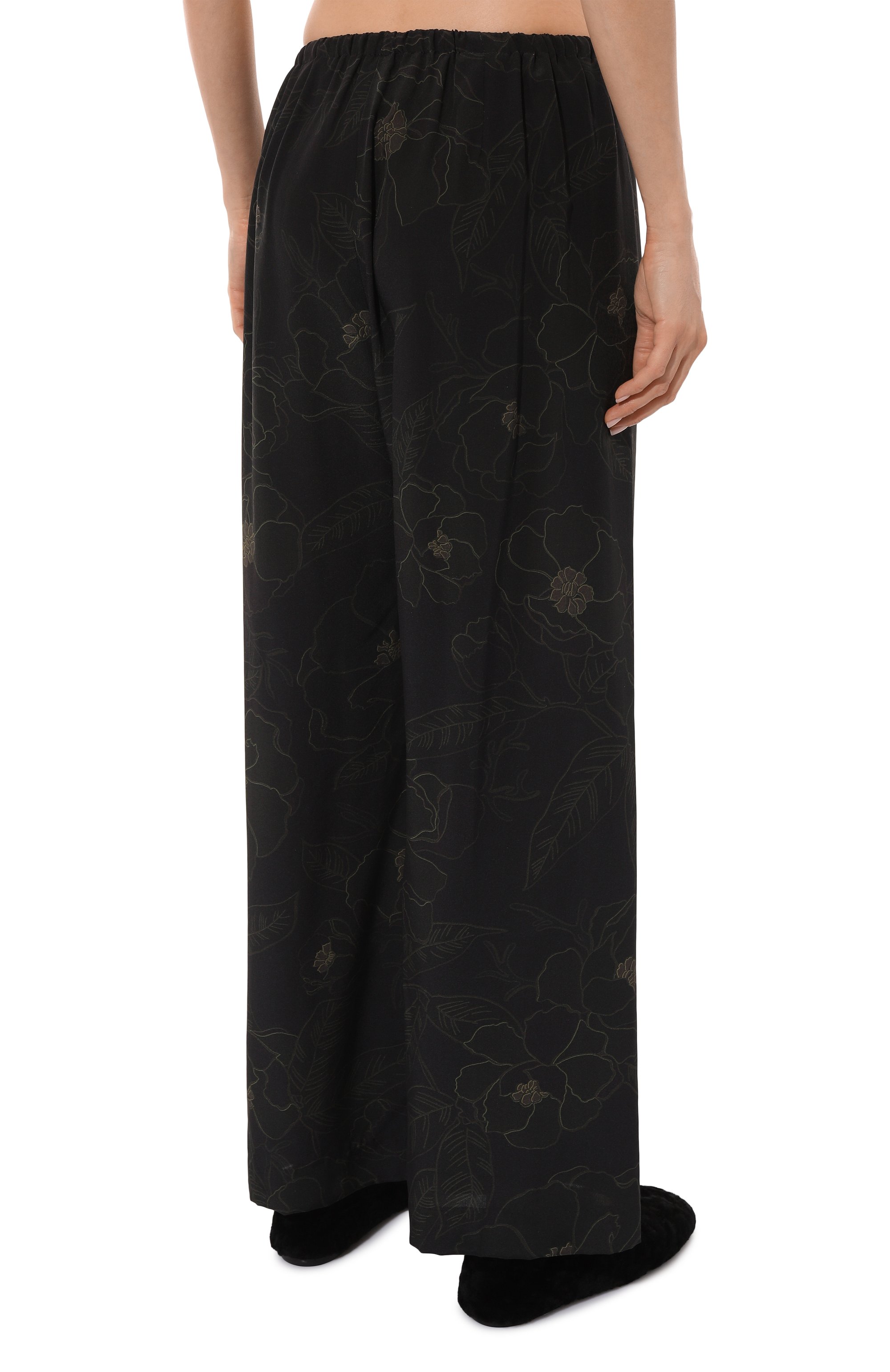 Шелковые брюки DRIES VAN NOTEN, арт. 242-010914-9068, фото 4