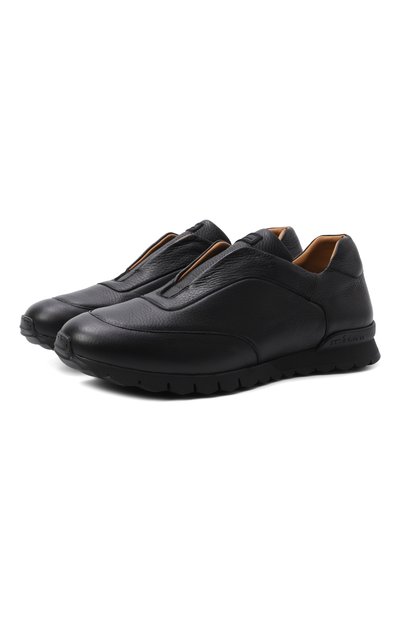 Мужские кожаные кроссовки KITON, арт. USSA107N00126